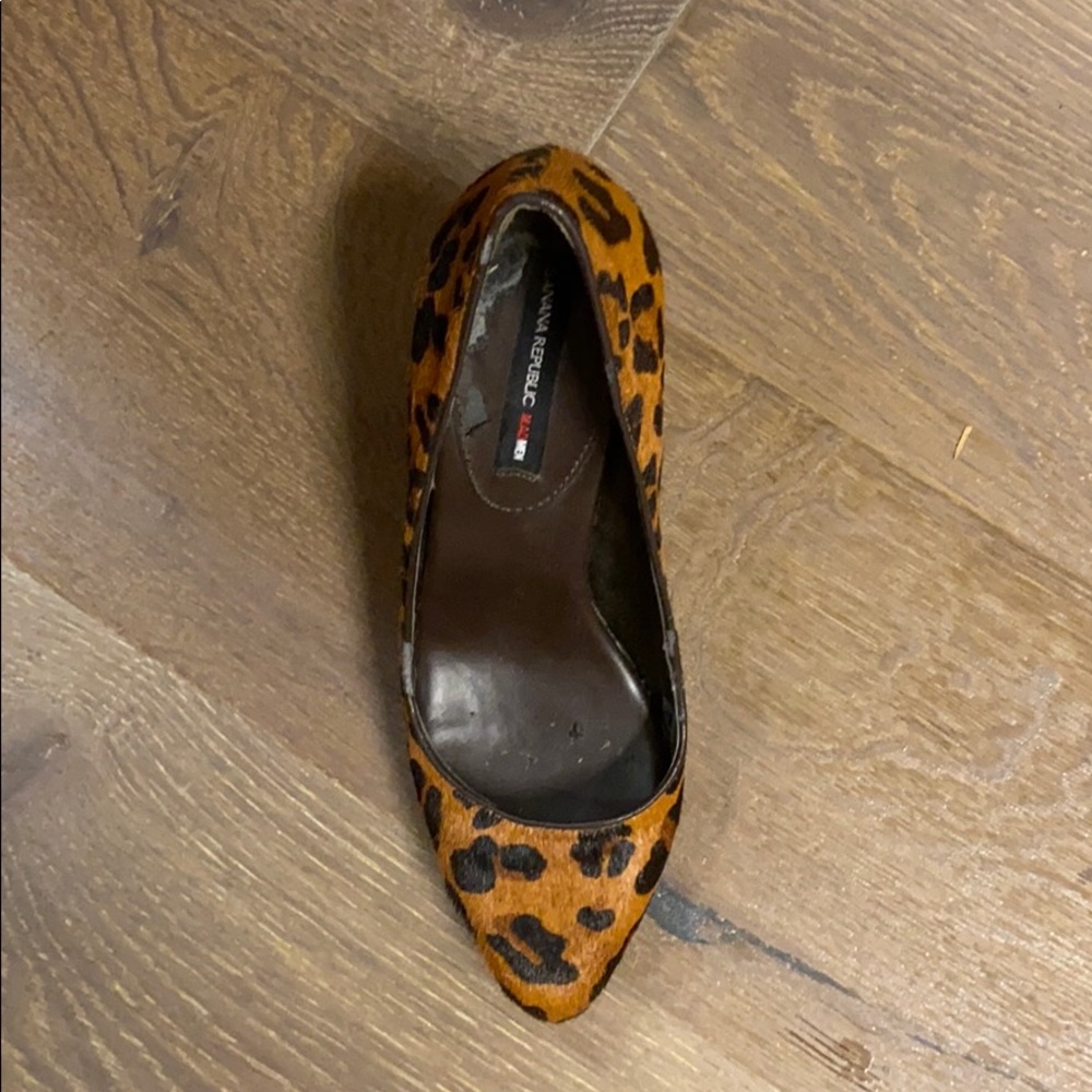 Banana Republic leopard heels